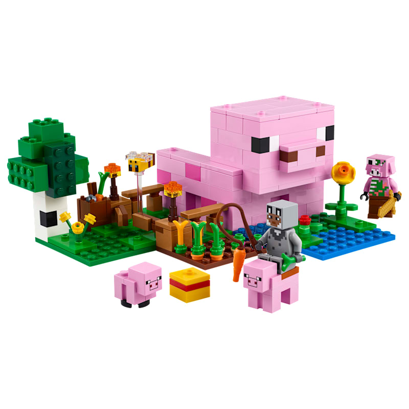 LEGO Minecraft The Baby Pig House Set