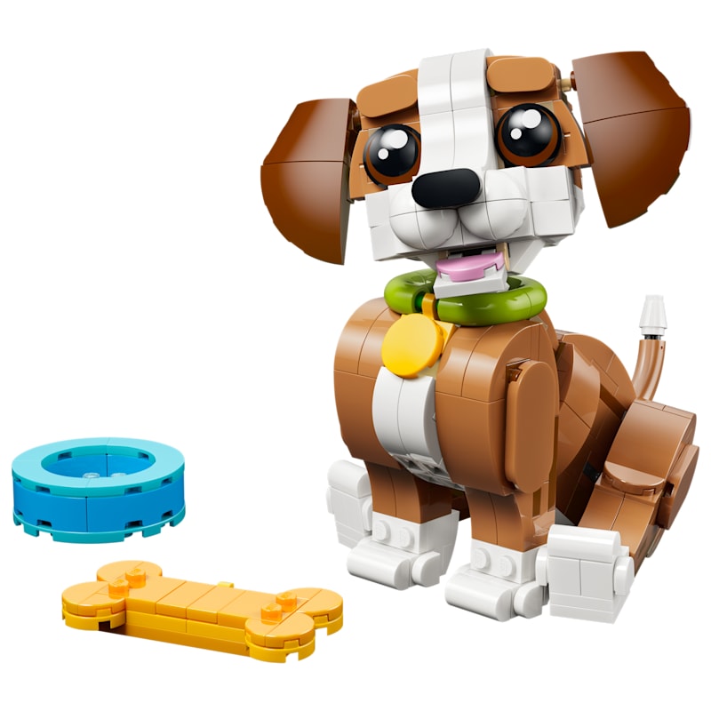 LEGO Creator 3-in-1 Cute Animals: Playful Puppy Dog Set