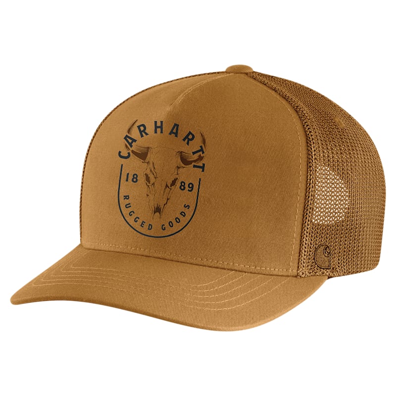 Carhartt Canvas Skull Mesh-Back Cap