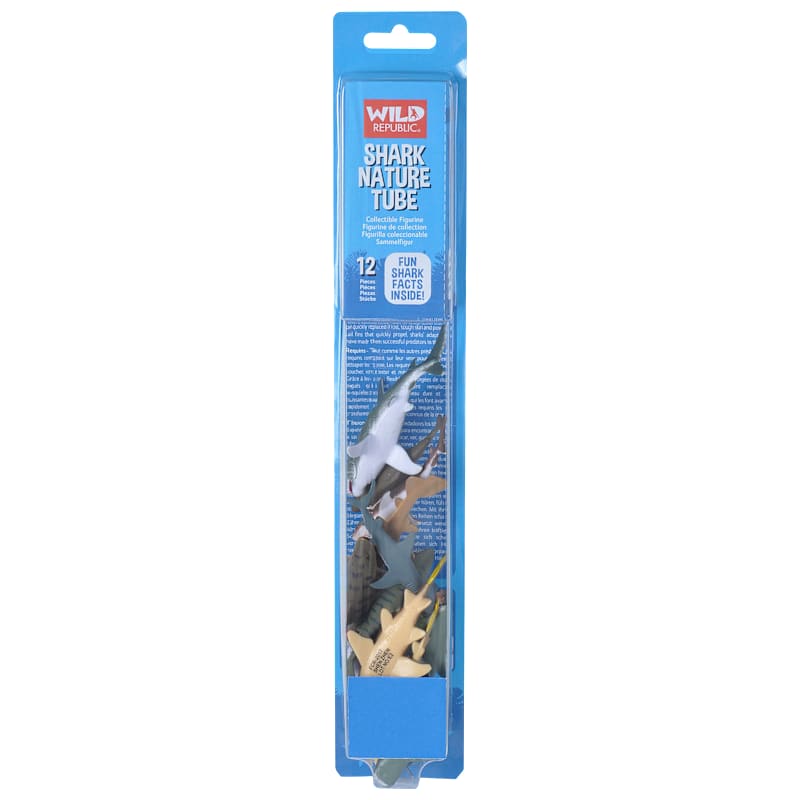 Wild Republic Nature Tube of Shark Figurines