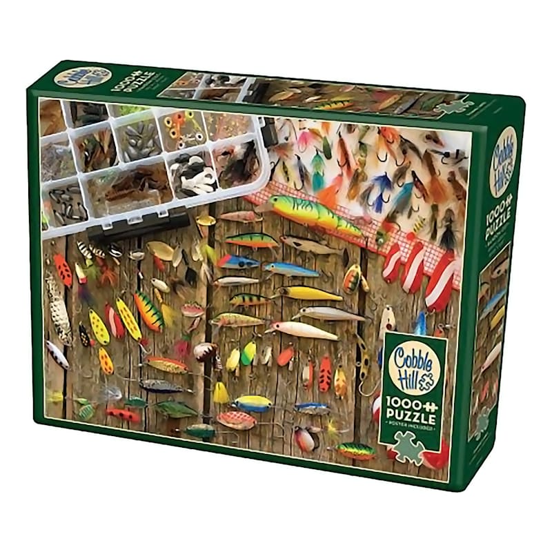 Cobble Hill Fishing Lures 1,000-Piece Jigsaw Puzzle