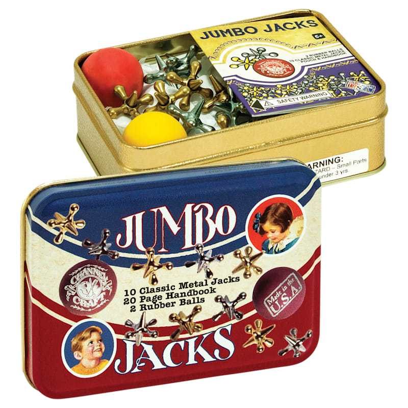 Channel Craft Classic Toy Tin Jumbo Jacks