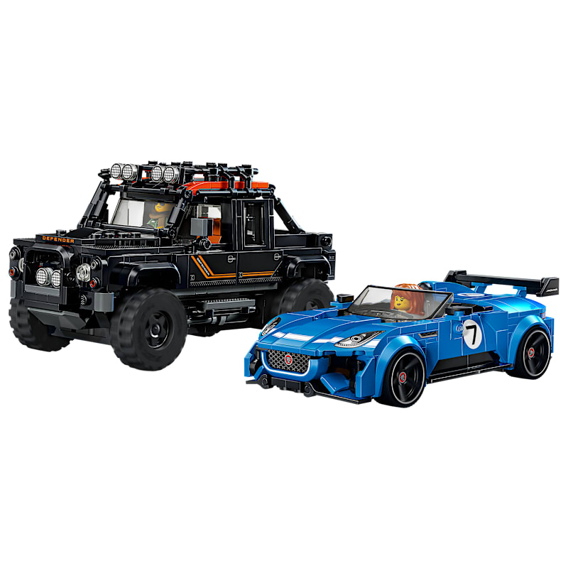 LEGO Speed Champions Jaguar Project 7 & Land Rover Defender Set