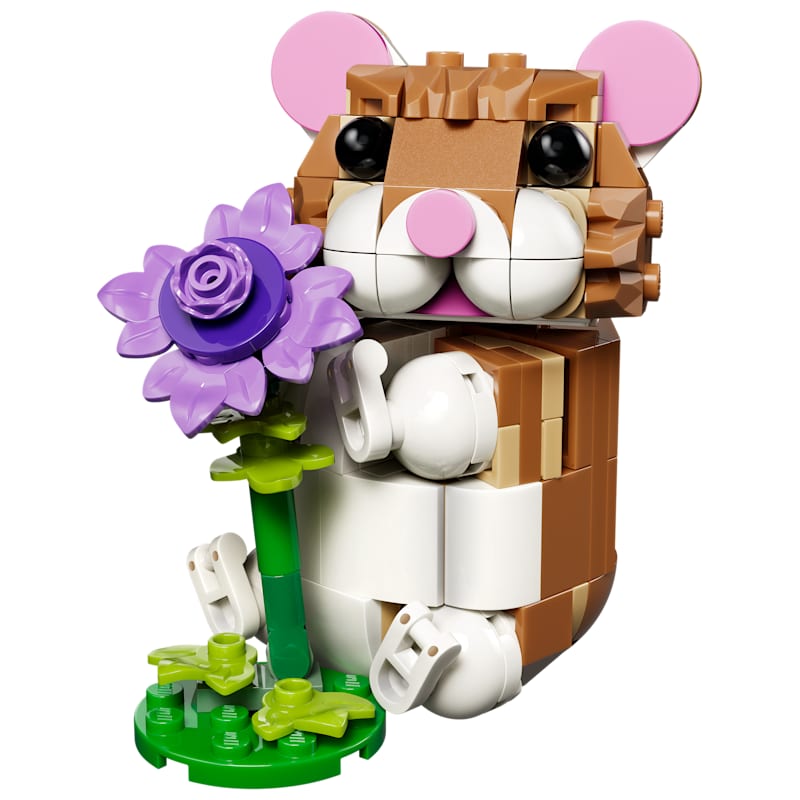 LEGO Creator 3-in-1 Cute Hamster with a Flower Set