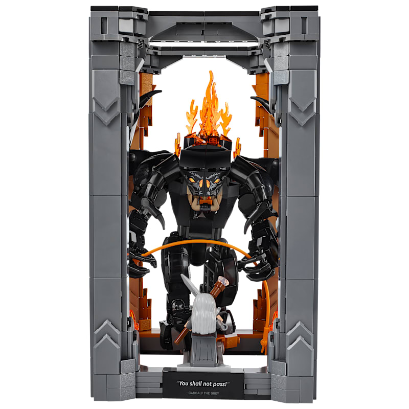 LEGO Icons The Lord of the Rings: Balrog Book Nook Set