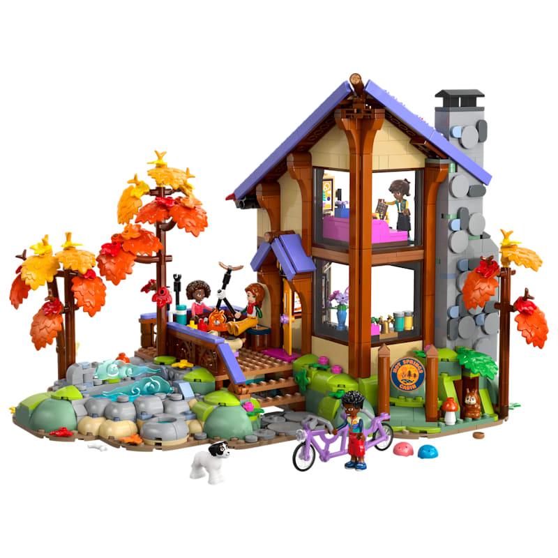 LEGO Friends Cozy Fall Forest Cabin Set