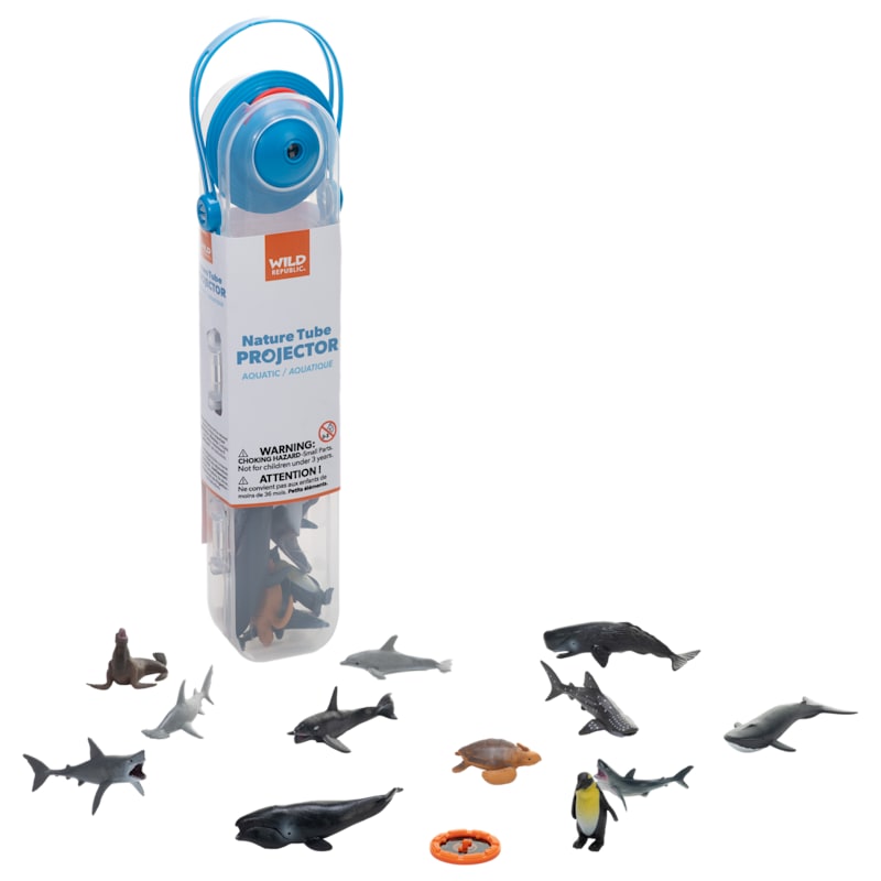 Wild Republic Nature Tube Projector Ocean Figure Playset