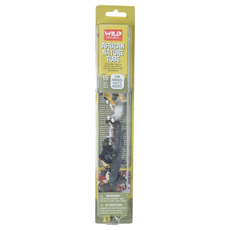Wild Republic Nature Tube of African Animal Figurines