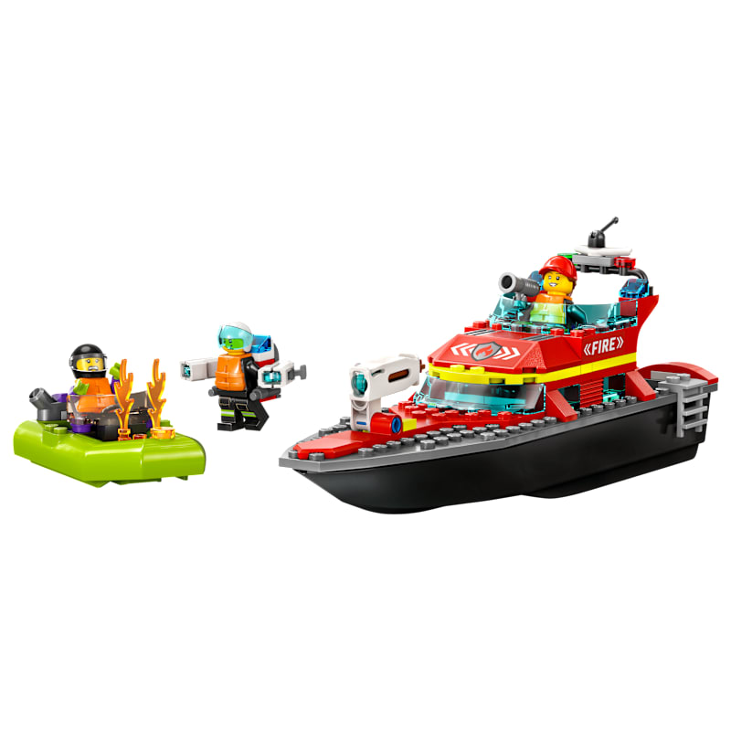 LEGO City Fire Rescue Boat Set