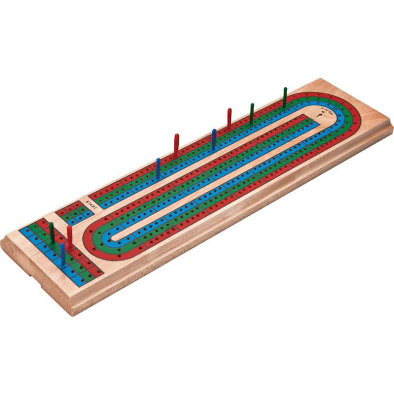 Mainstreet Classics Wooden Cribbage Board
