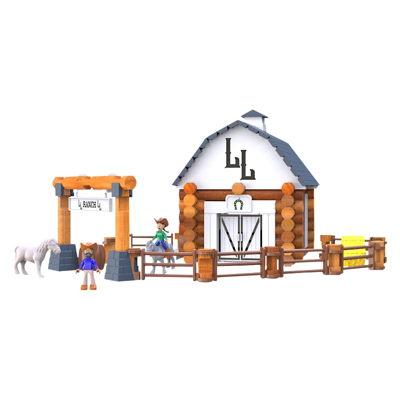 Lincoln Logs Big Sky Ranch Building Set