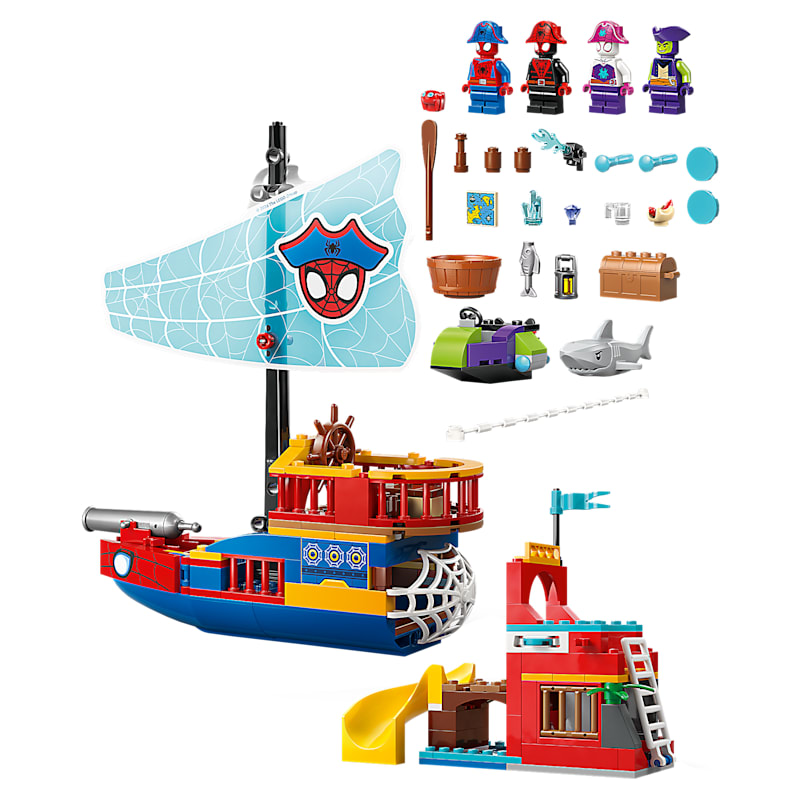 LEGO Marvel Team Spidey Pirate Ship Set