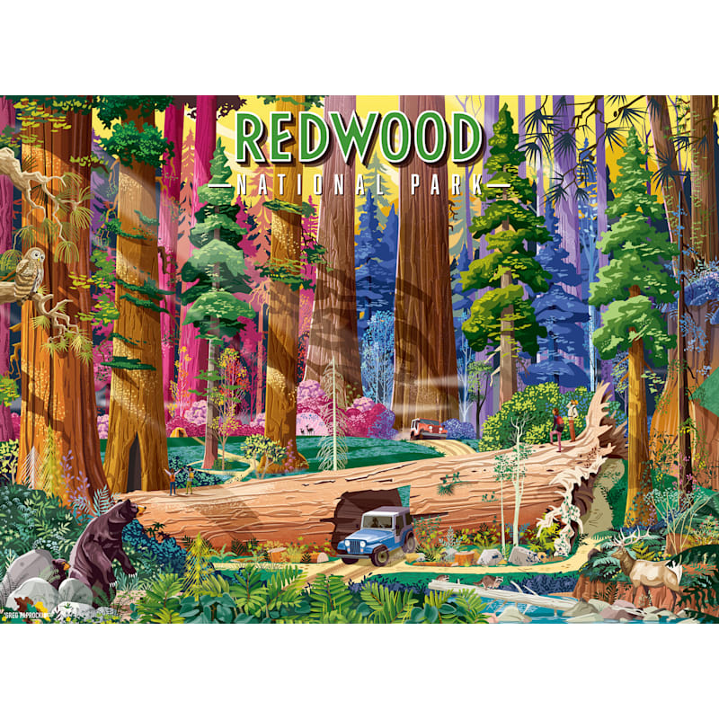 Ravensburger Redwood National Park 500-Piece Jigsaw Puzzle