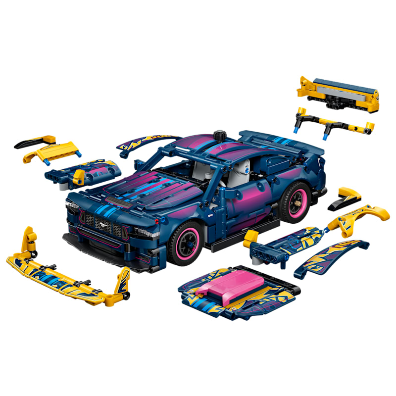 LEGO Technic Custom Garage Ford Mustang GT Car Set