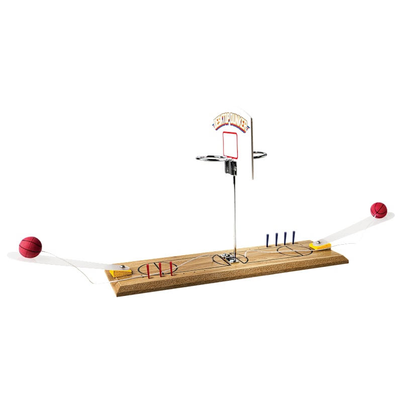 Modern Monkey Desktop Dunker Mini Wooden Basketball Game