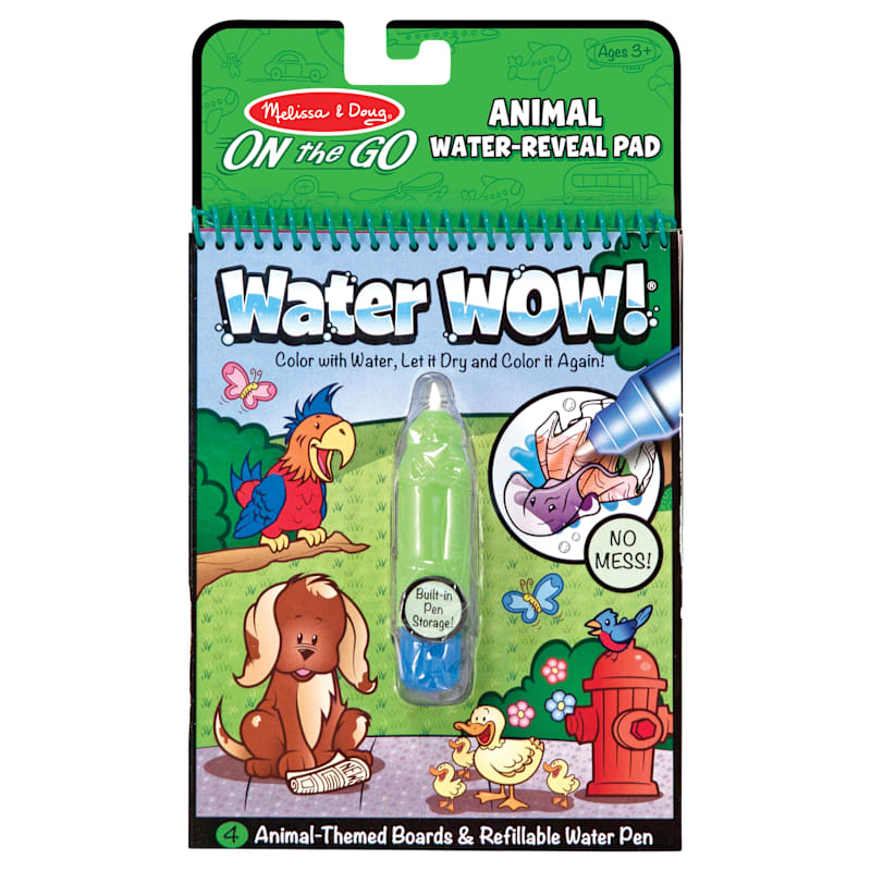 Melissa & Doug Water WOW Animal On-The-Go Water-Reveal Pad