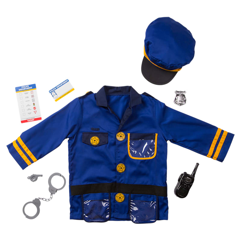 Melissa & Doug Police Officer Role Play Costume Set for Kids