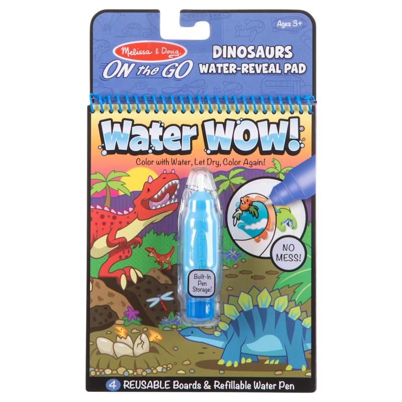 Melissa & Doug Water WOW Dinosaurs On-The-Go Water-Reveal Pad