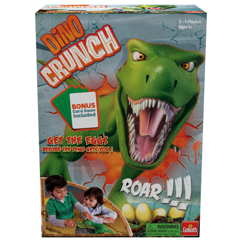 Goliath Games Dino Crunch Game with Shark Bite War Card Game