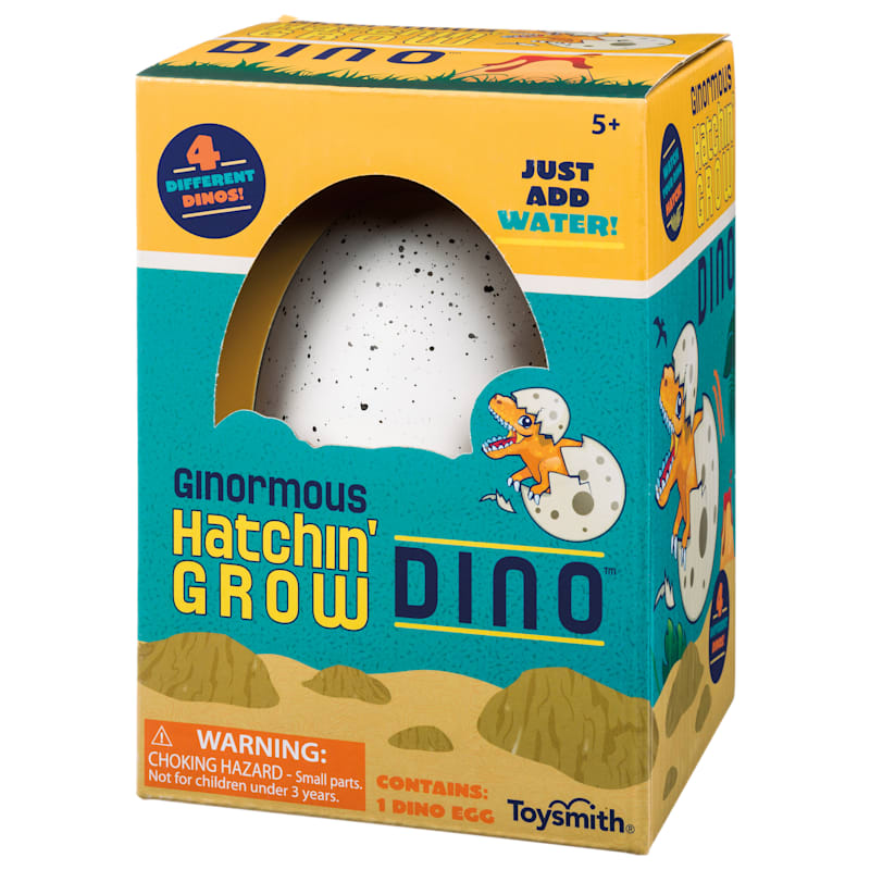 Toysmith Ginormous Hatchin' Grow Dino Egg