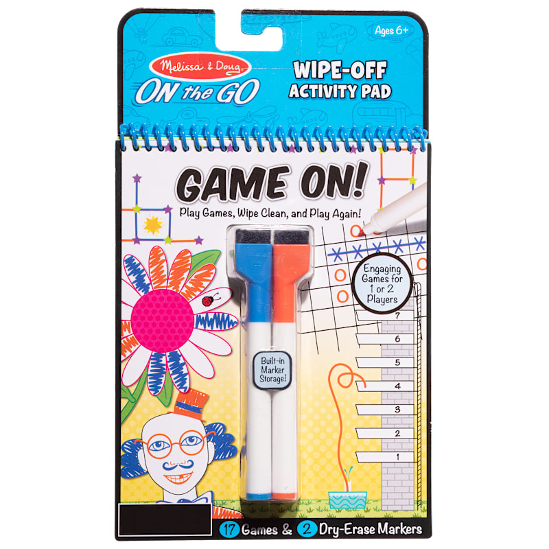 Melissa & Doug On-The-Go Wipe-Off Activity Pad