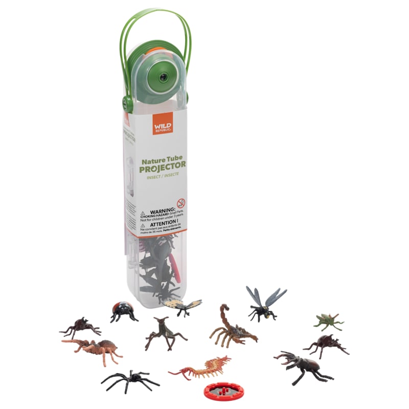Wild Republic Nature Tube Projector Insect Figure Playset