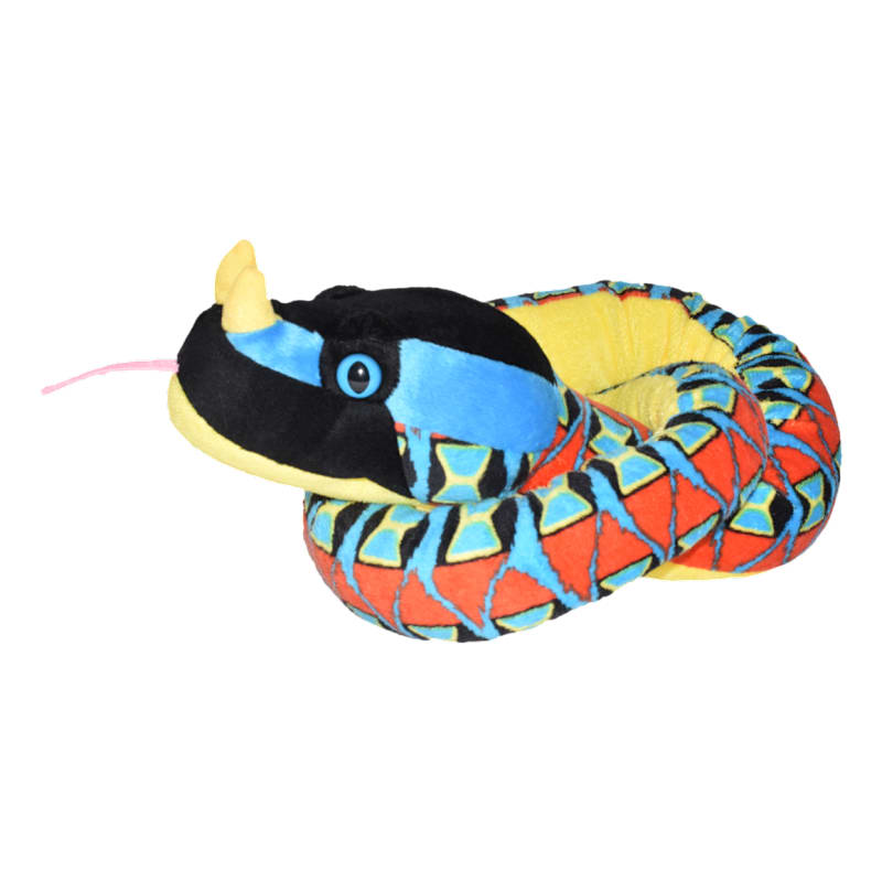 Wild Republic Rhino Viper Plush Stuffed Snake