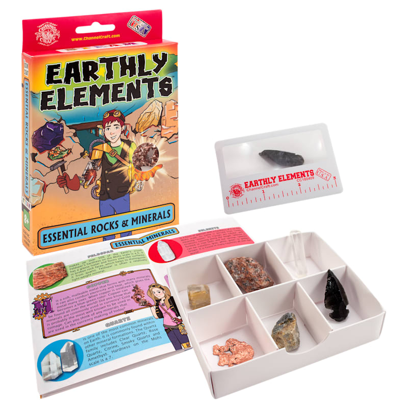 Channel Craft Earthly Elements Essential Rocks and Minerals Kit