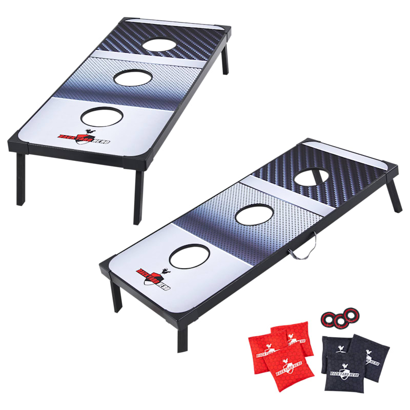 MD Sports Backyard Hero 2-in-1 Bean Bag and Washer Toss Games Combo