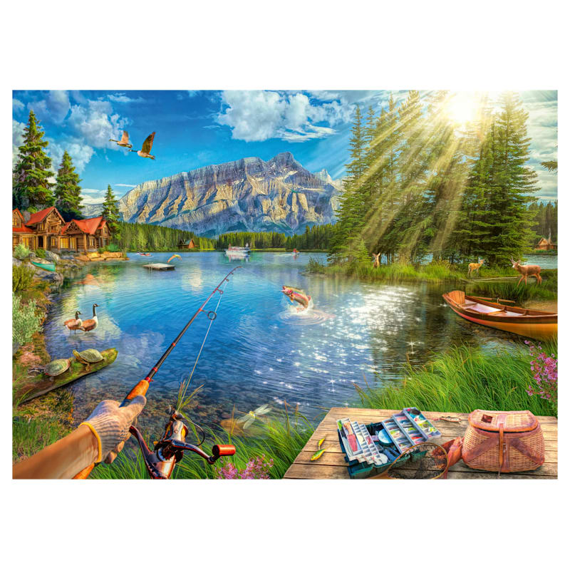 Ravensburger Life At The Lake 1000-Piece Jigsaw Puzzle