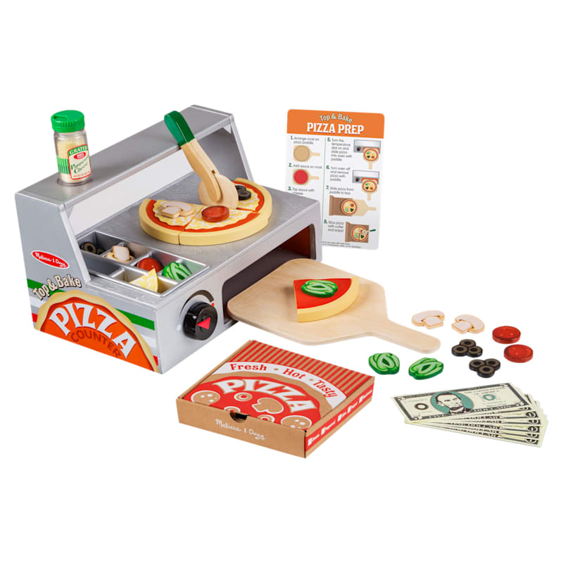 Melissa & Doug Top & Bake Pizza Counter Play Set