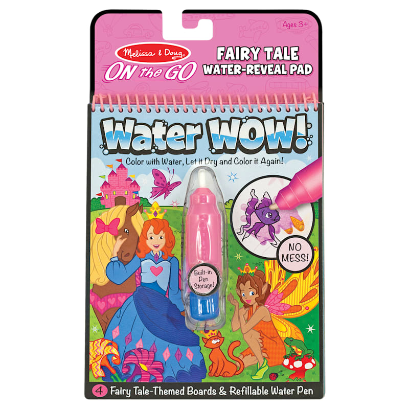 Melissa & Doug Water WOW Fairy Tale On-The-Go Water-Reveal Pad