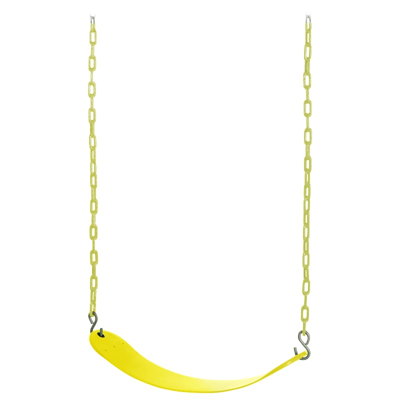 Upper Bounce Swingan Belt Swing with Vinyl-Coated Chain