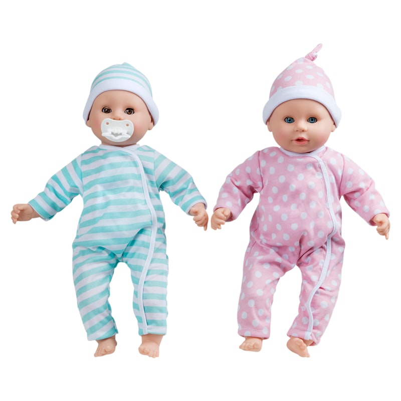 Melissa & Doug Mine to Love Twins Luke & Lucy 15" Dolls
