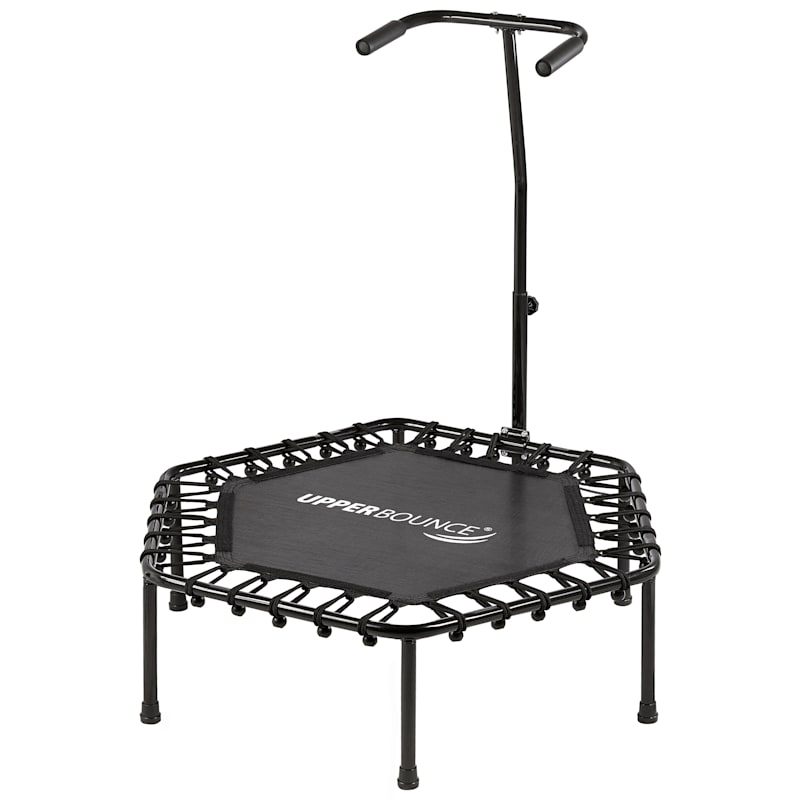 Upper Bounce Hexagonal Fitness Mini-Trampoline with Bungee Cord Suspension