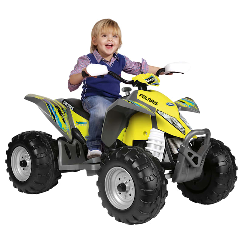 Peg-Perego Polaris Outlaw Citrus 12-Volt Ride-On