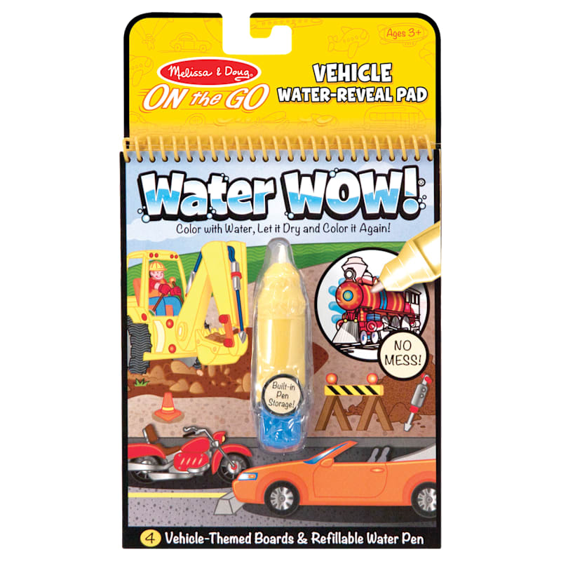 Melissa & Doug Water WOW Vehicle On-The-Go Water-Reveal Pad