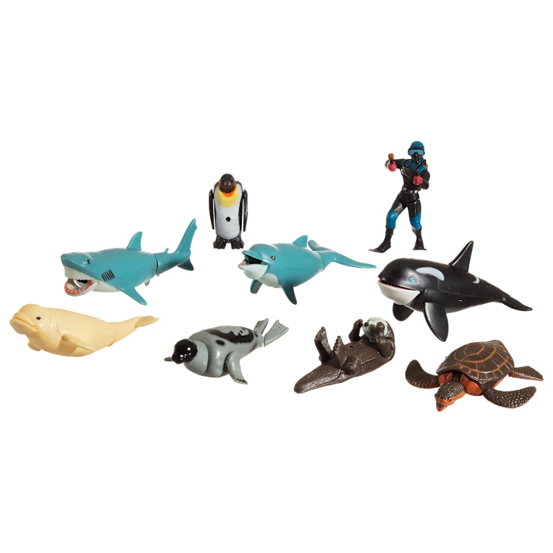 Wild Republic Eco Expedition Ocean Dive Movable Action Play Set