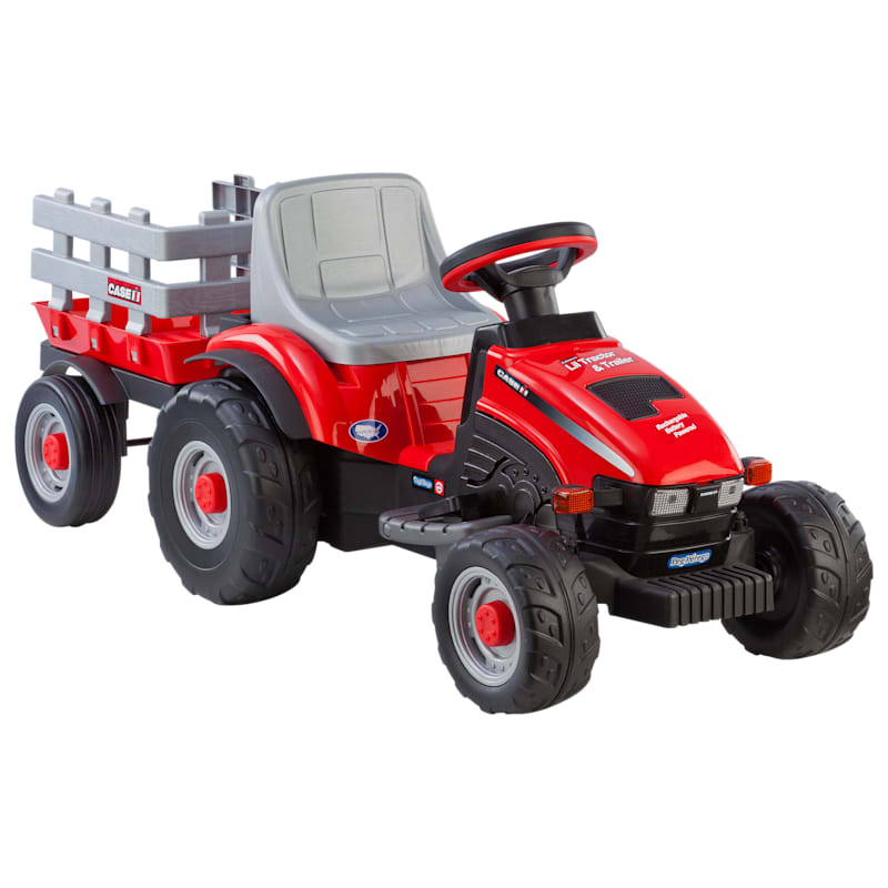 Peg Perego Case IH Lil Tractor and Trailer