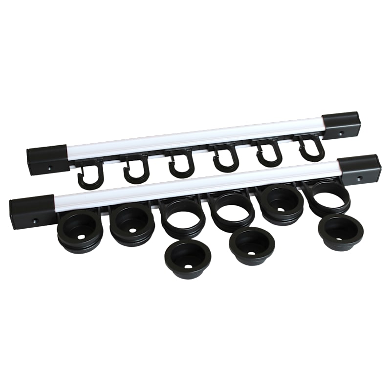 Rush Creek Creations 3-in-1 All-Weather 6 Fishing-Rod Storage Rack