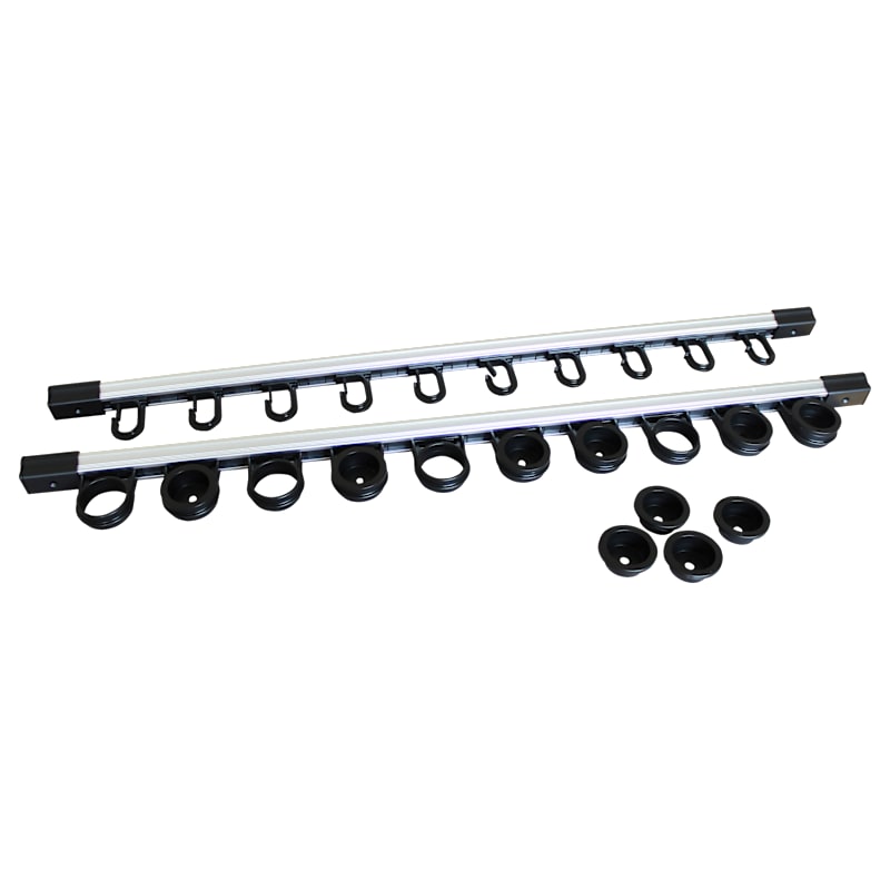 Rush Creek Creations 3-in-1 All-Weather 10 Fishing-Rod Storage Rack