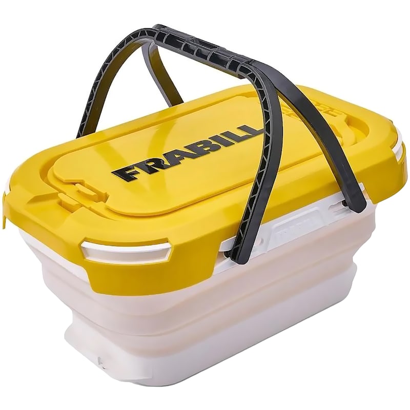 Frabill Collapsible Bait Bucket with Aerator