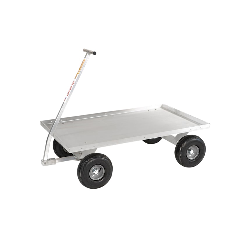 Kahuna Outfitters Classic All-Purpose Large-Deck Aluminum Pull Wagon