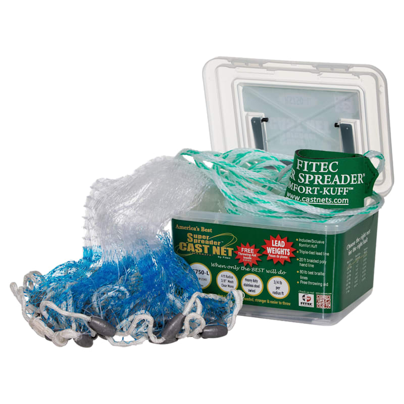 Fitec Super Spreader RS-750L Lead Series Cast Net