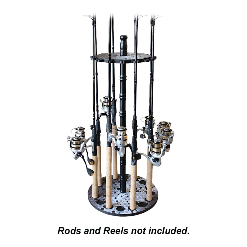 Rush Creek Creations 16-Rod Storage Floor Rack