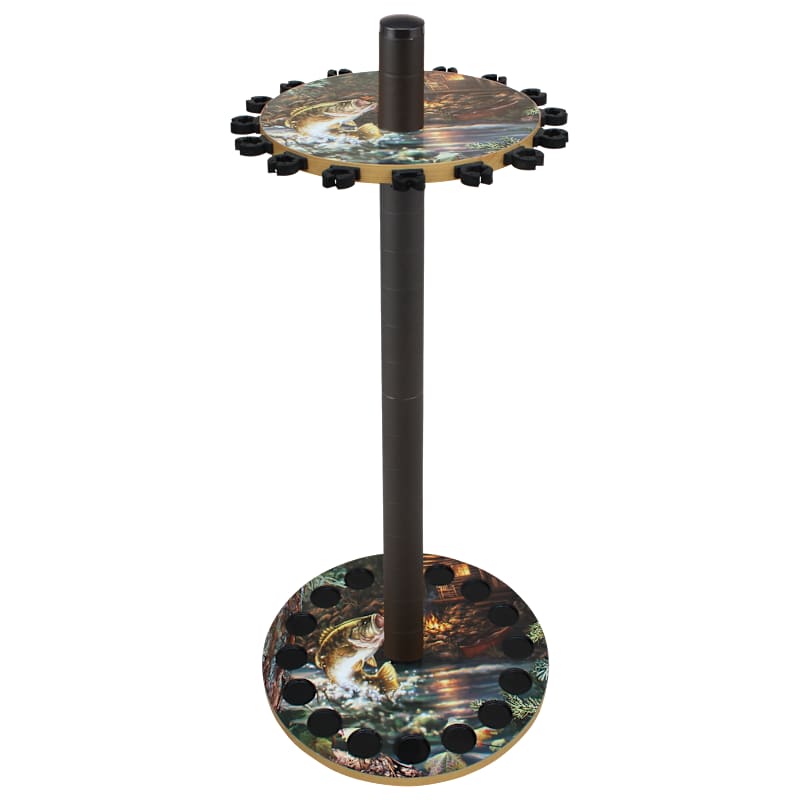 Rush Creek Creations Bass 16 Fishing Rod Storage Rack