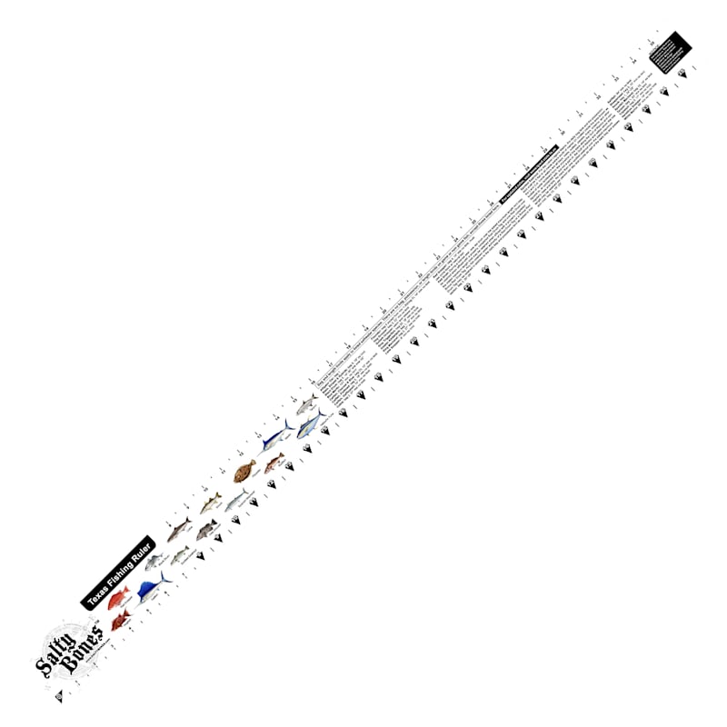 Salty Bones Vinyl Fish Ruler