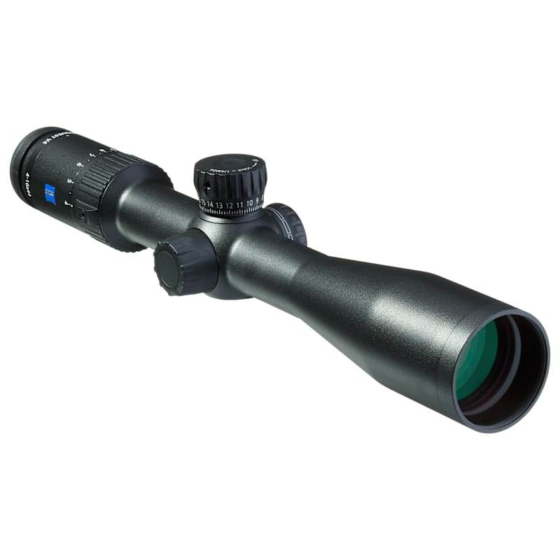 ZEISS Conquest V4 Rifle Scope with Exposed Elevation and Capped Windage Turrets