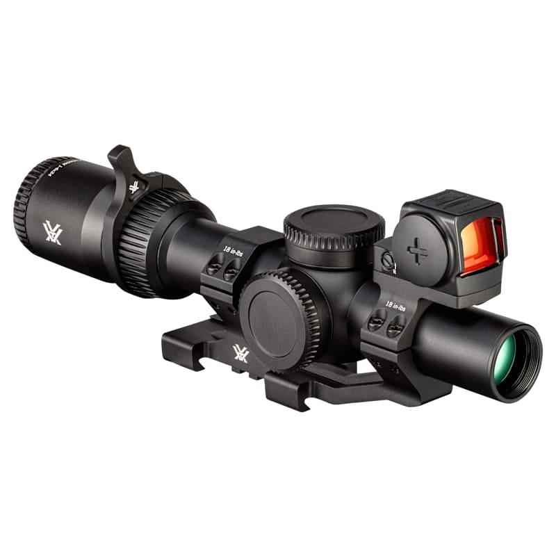 Vortex Venom Rifle Scope with Venom Red Dot and Sport Mount Bundle