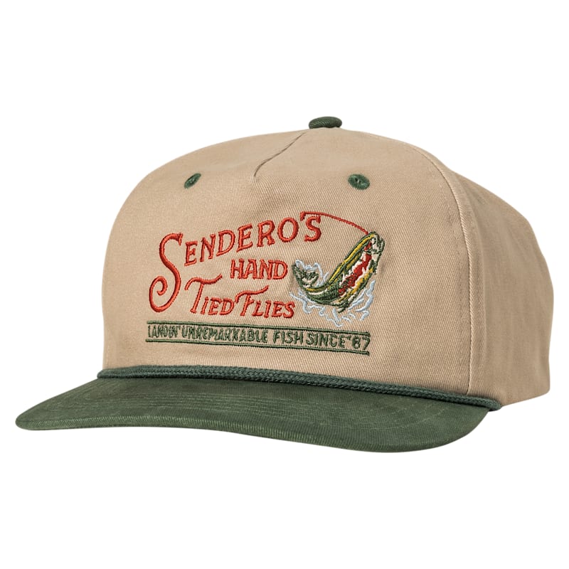 Sendero Hand-Tied Flies Snapback Cap